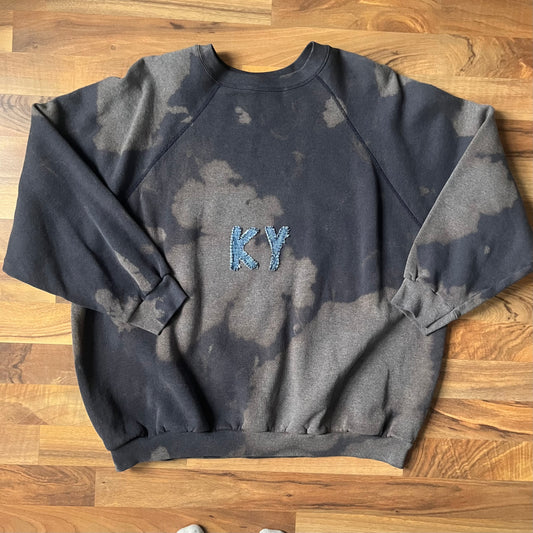 Bleached Vintage KY Crew | 3XL