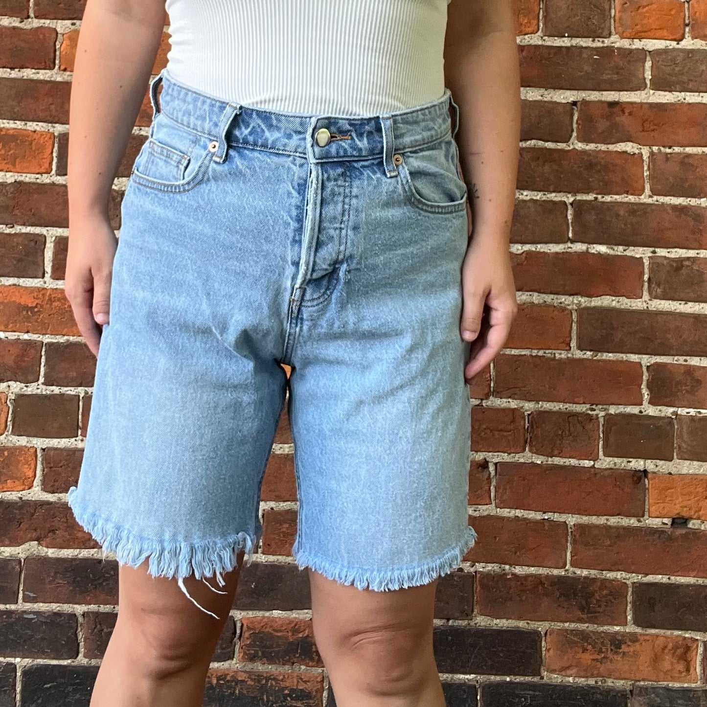 Light Wash H&M Cut-Offs | W: 31