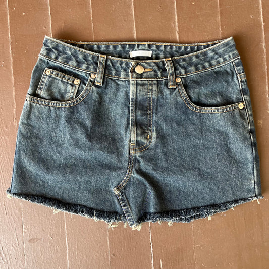 Halogen Upcycled Mini Skirt | W: 27