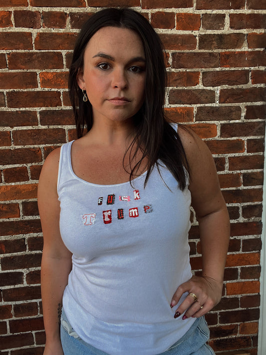 F*CK TRUMP Ransom Tank | Women's L