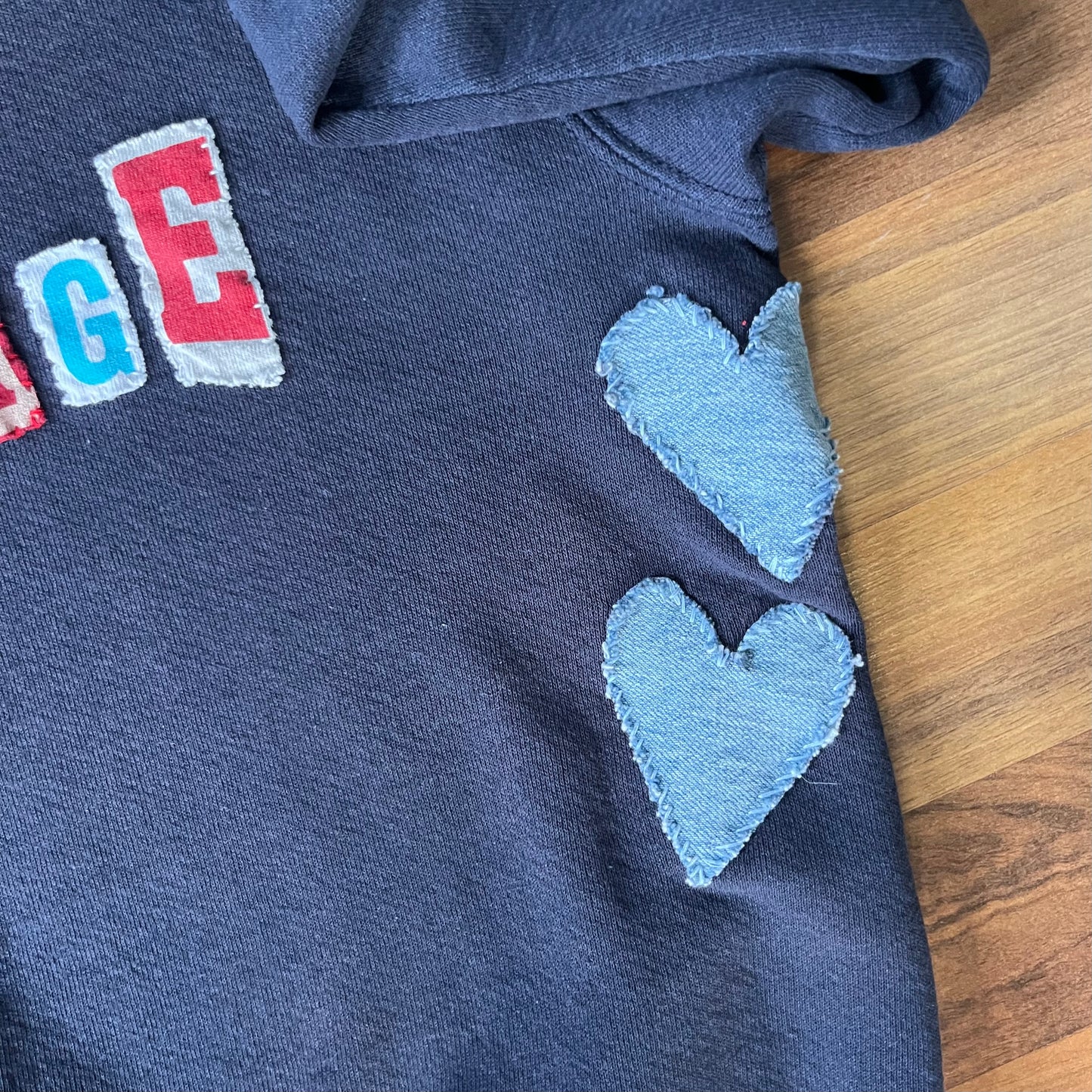Vintage Faded FEM RAGE Crew | L