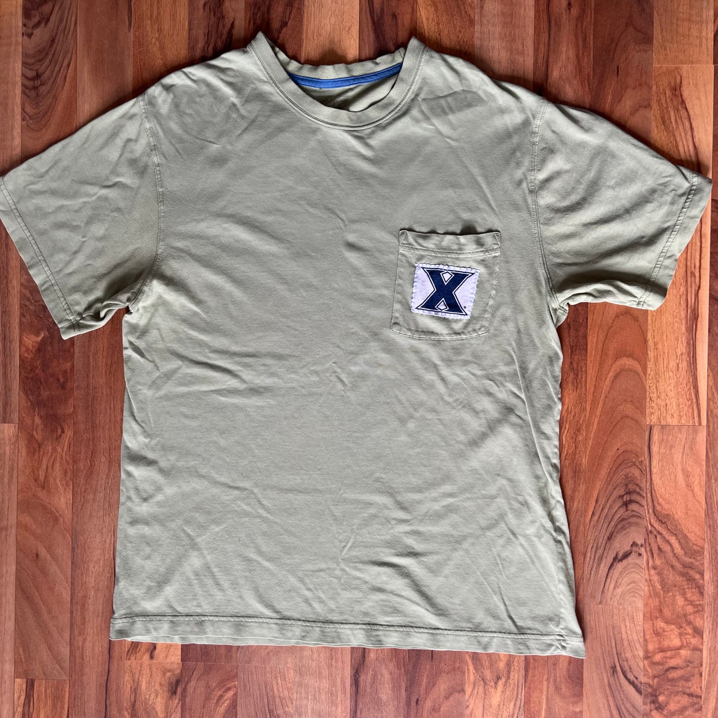 Light Green Stitched Xavier Tee | M