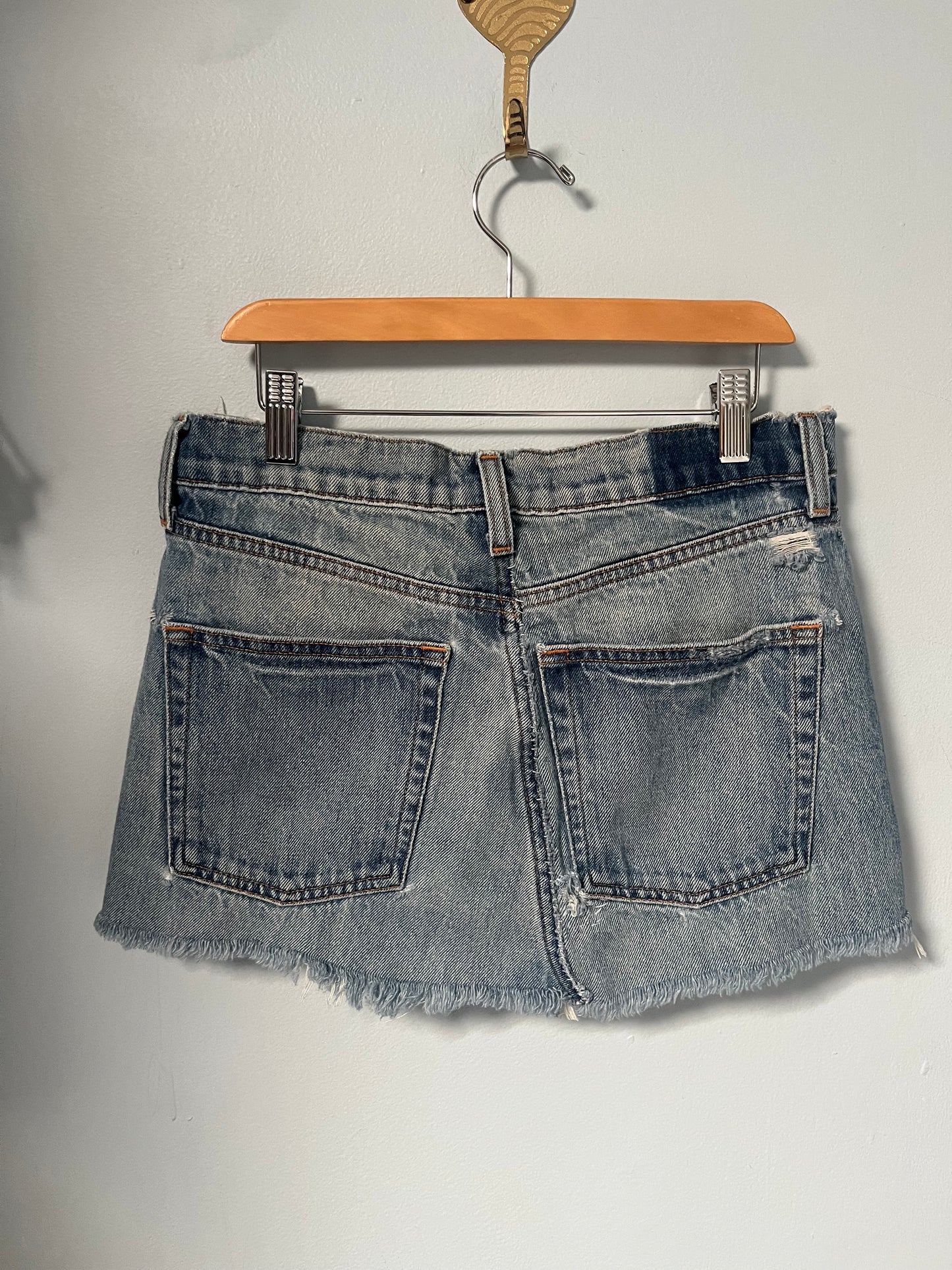 Distressed Mini Skirt | W: 30