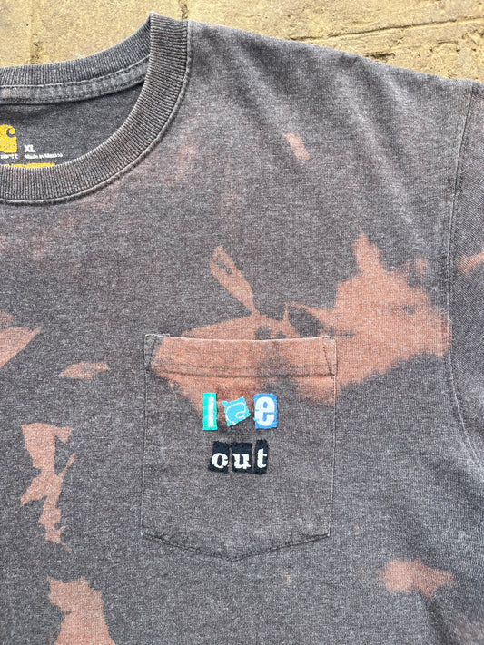 ICE OUT Bleached Carhartt Pocket Tee | XL