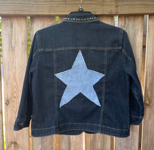 Starry Denim Jacket | Women's XL