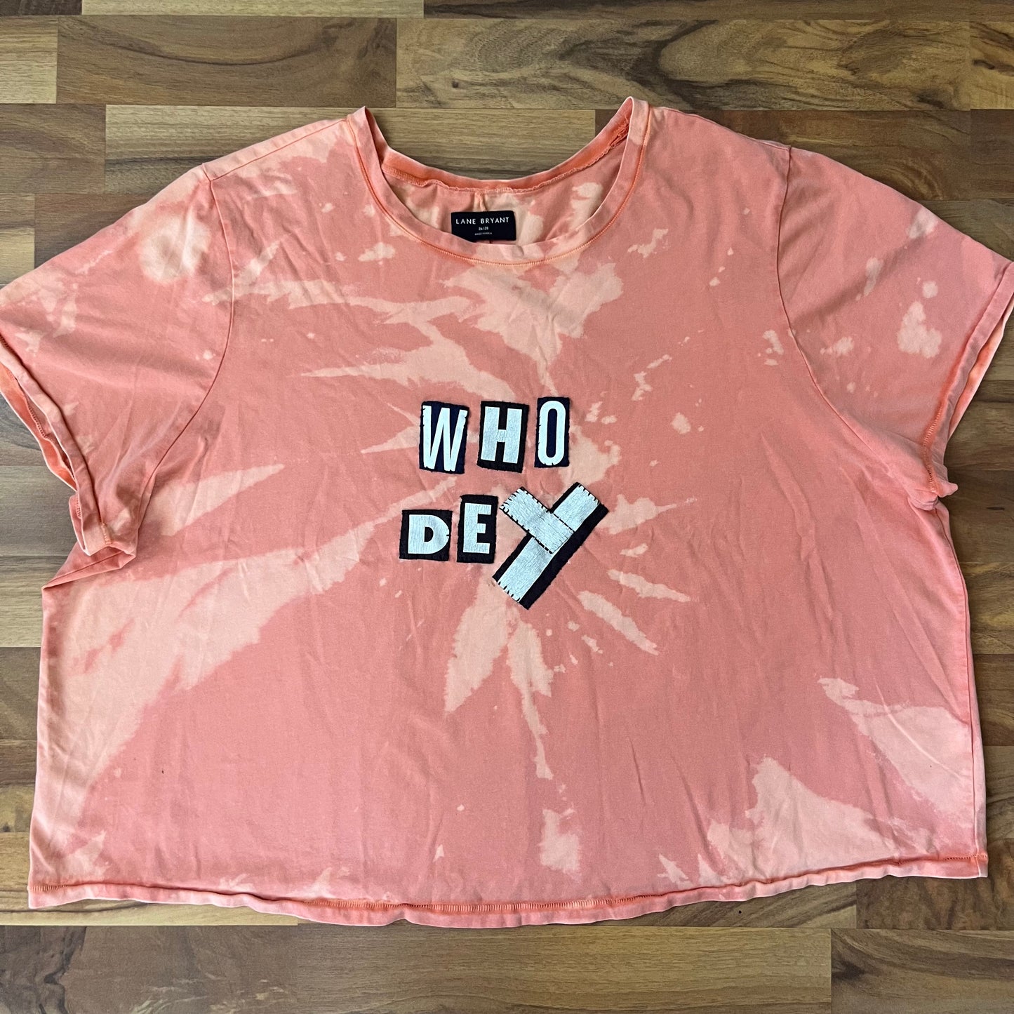 WHO DEY Cropped Tee | Women's 2XL