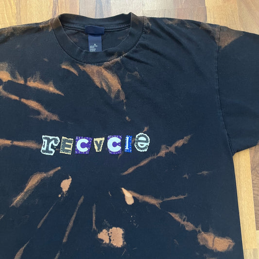 Bleached RECYCLE Ransom Note Tee | XL