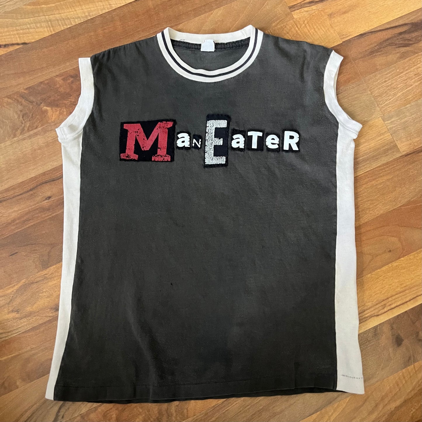 Vintage ManEater Muscle Man Tank | XS