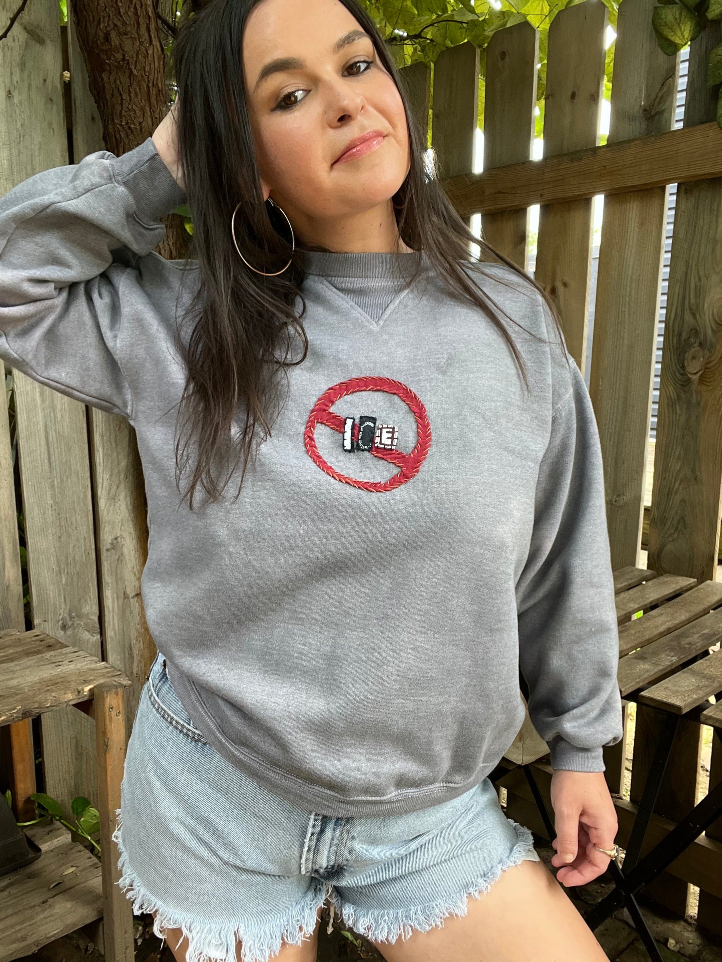 X ICE Purple Dyed Crew | Women's S