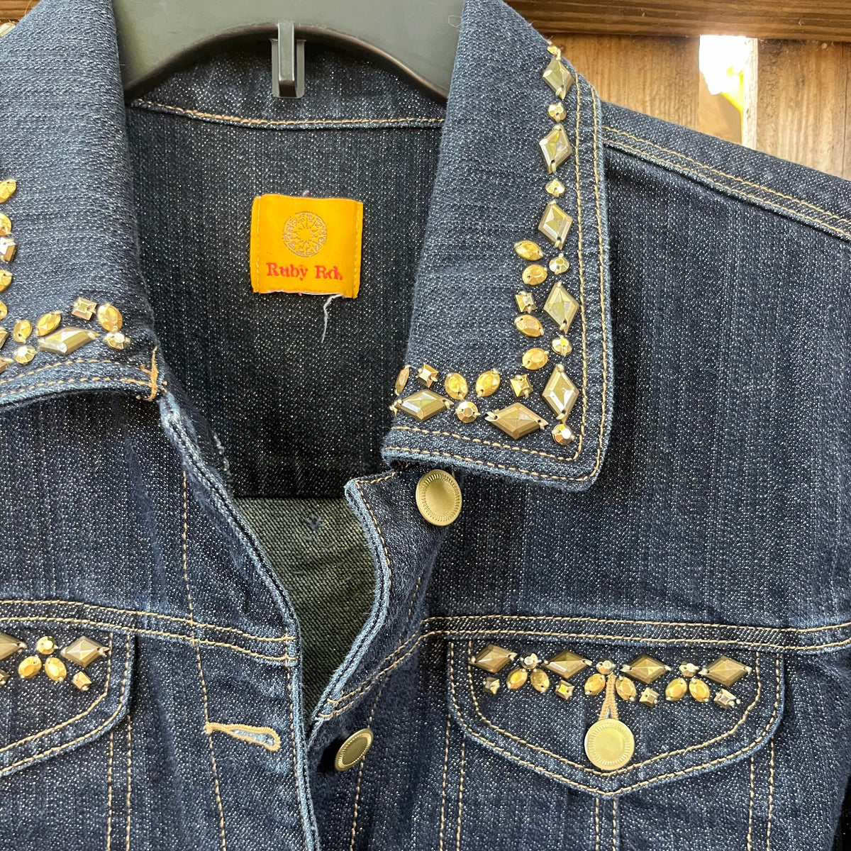Starry Denim Jacket | Women's XL