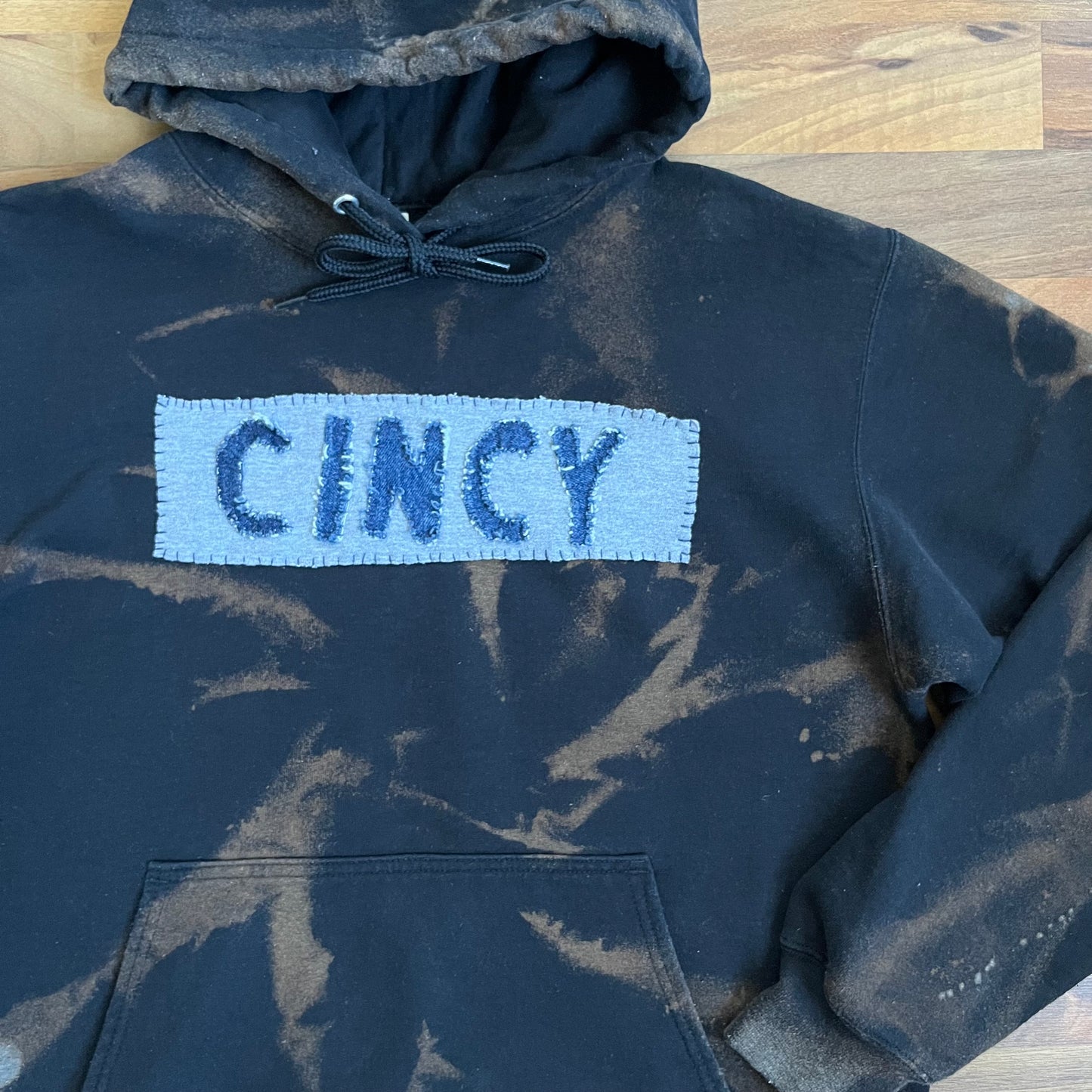 Bleached CINCY Hoodie | L