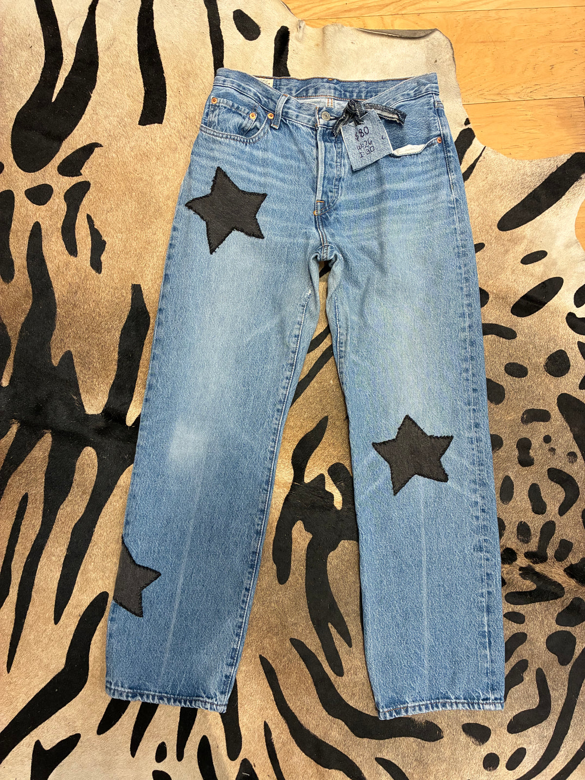 Starry Patchwork Levi's | W: 26