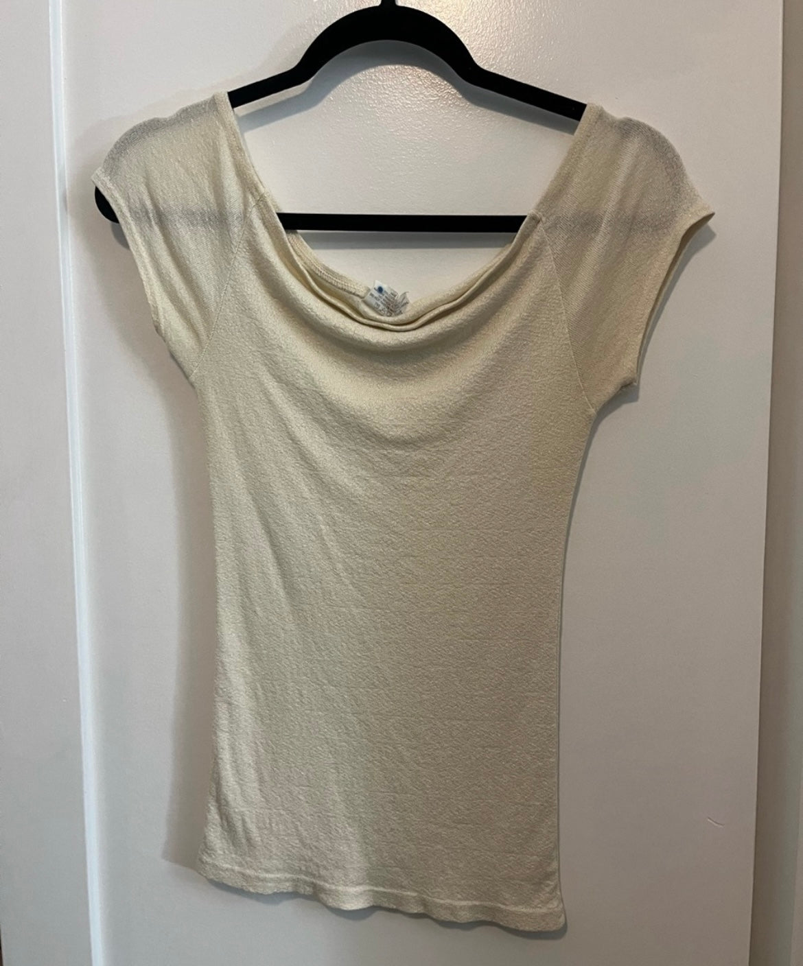 Vintage Y2K Off Shoulder Shimmery Top | Women's S