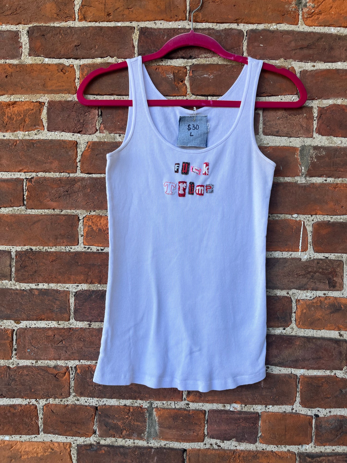 F*CK TRUMP Ransom Tank | Women's L