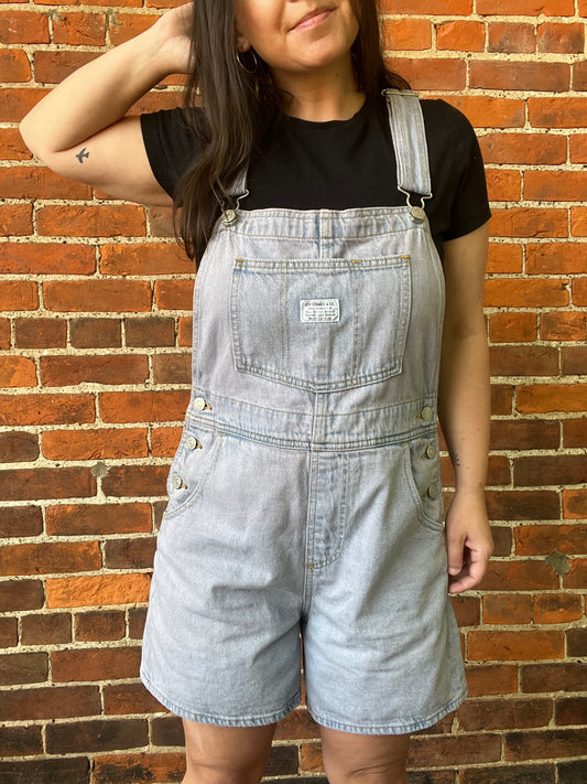 Purple Dyed Levi's Overalls | Women's Small