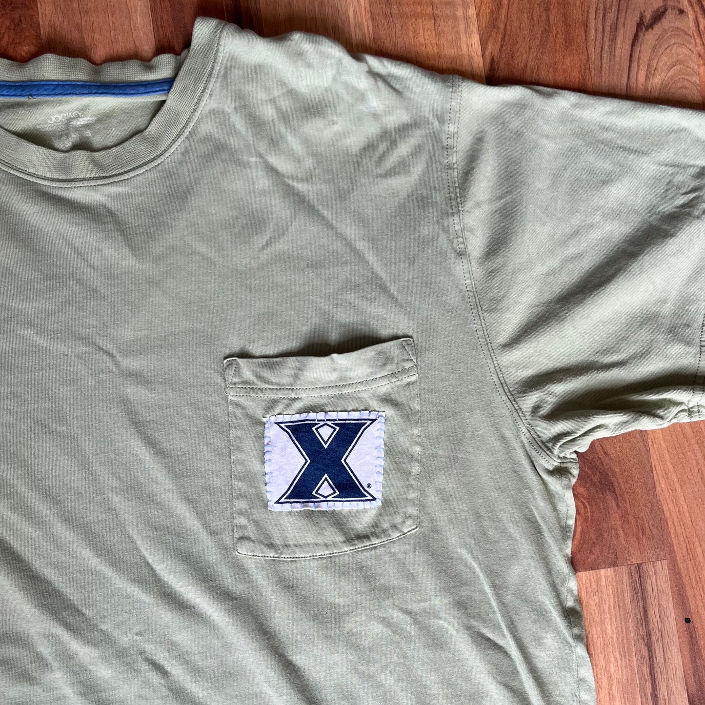 Light Green Stitched Xavier Tee | M