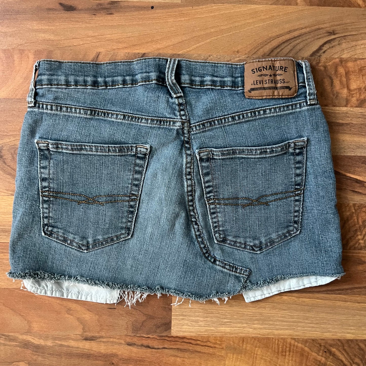 Levi's Upcycled Mini Skirt | W: 30
