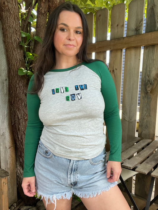 LOVE THE COV Baseball Tee | Women's XS