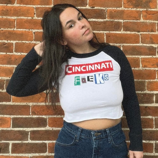 Cropped CINCINNATI FUCKS Tee | Women's XS