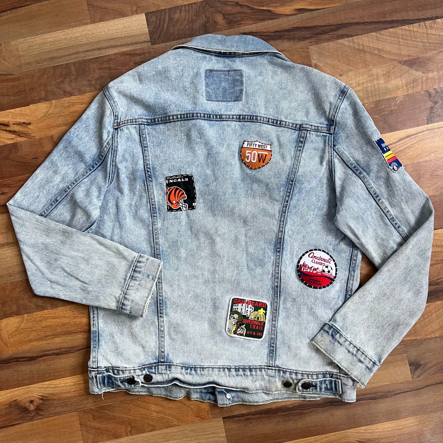 Levi's Cincinnati Patchwork Denim Jacket | Men's Large