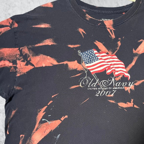 Bleached Old Navy America 2007 Tee | XL
