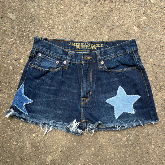 Star Patchwork Shorts | W: 30