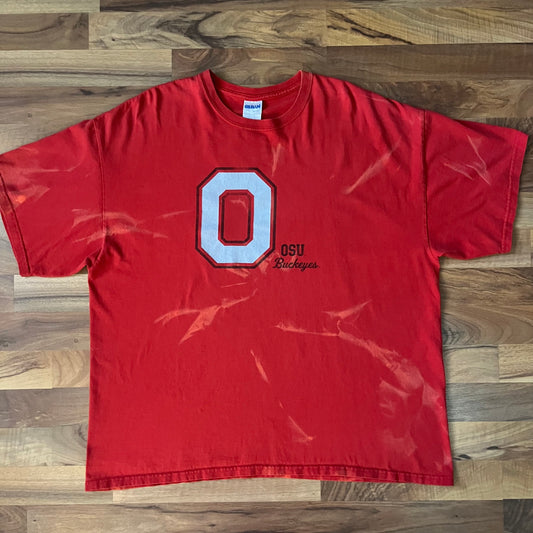 Bleached Ohio State Tee | 2XL