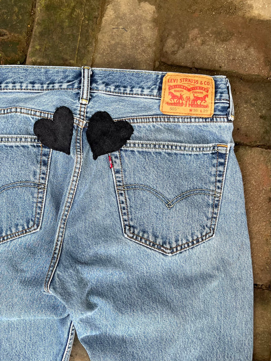 Heart Levi's Jeans | W: 36