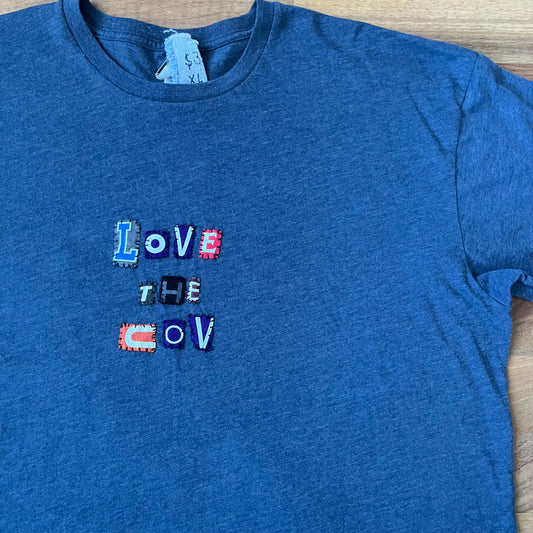 LOVE THE COV Navy Tee | XL