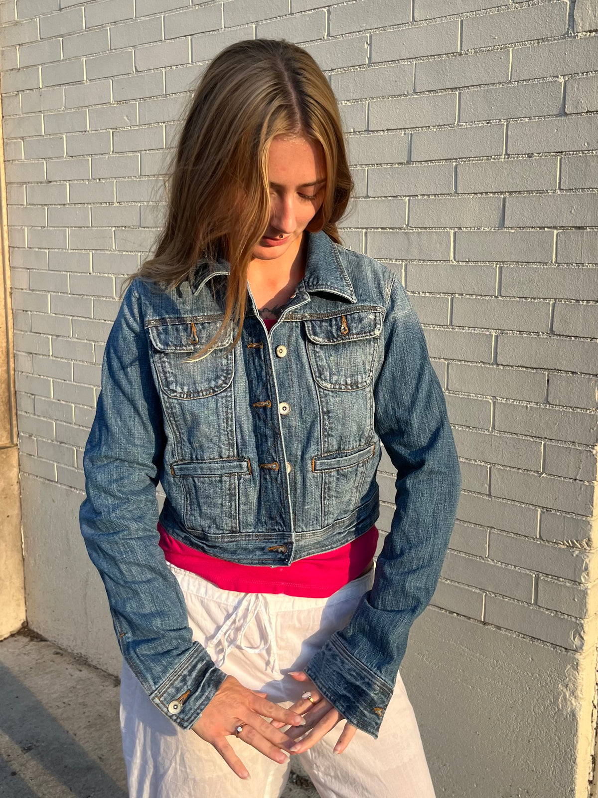 Starry Y2K Denim Jacket | Women's S/M