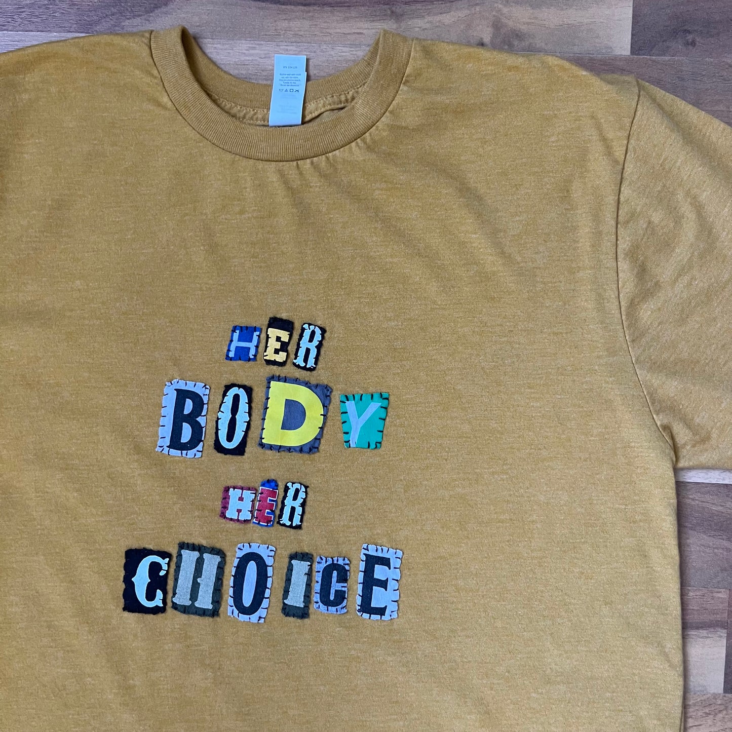 HER BODY HER CHOICE Ransom Tee | L