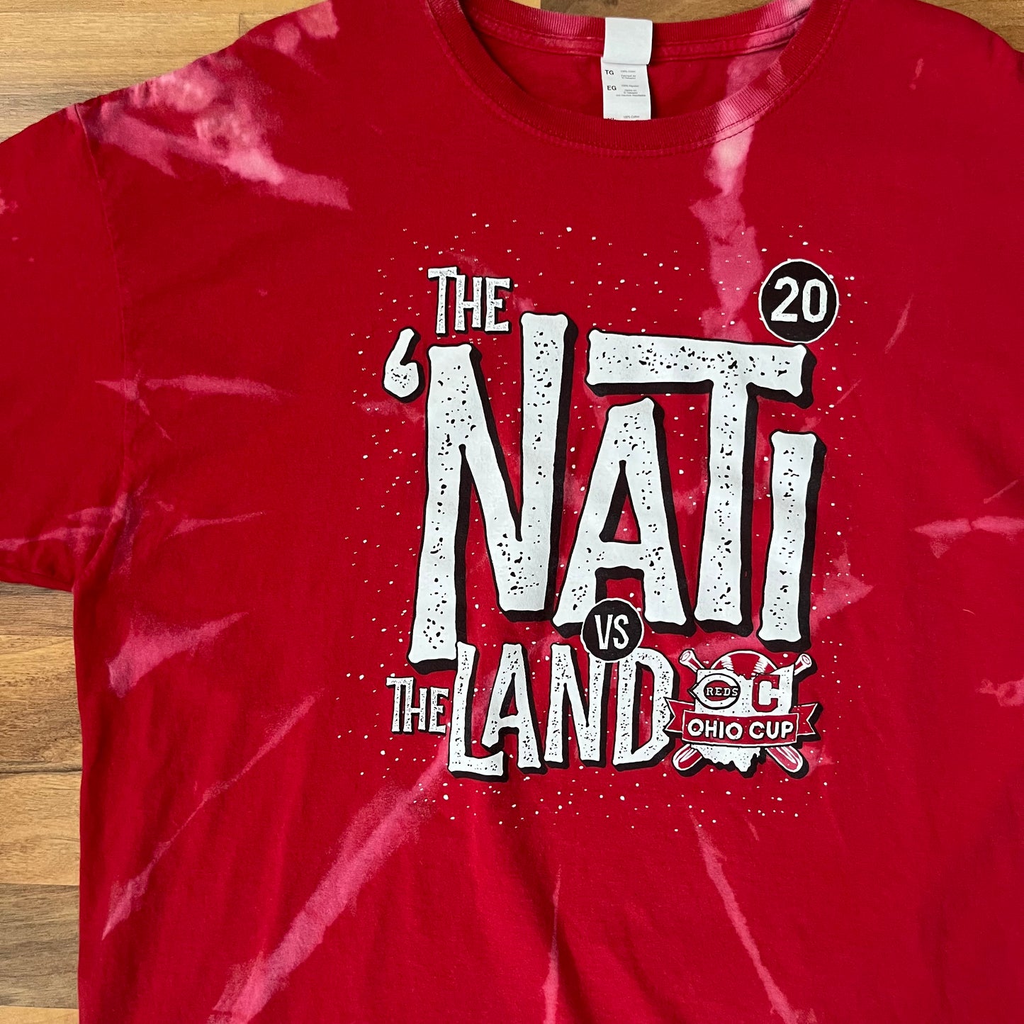 Bleached Cincy Reds X CLE Tee | XL