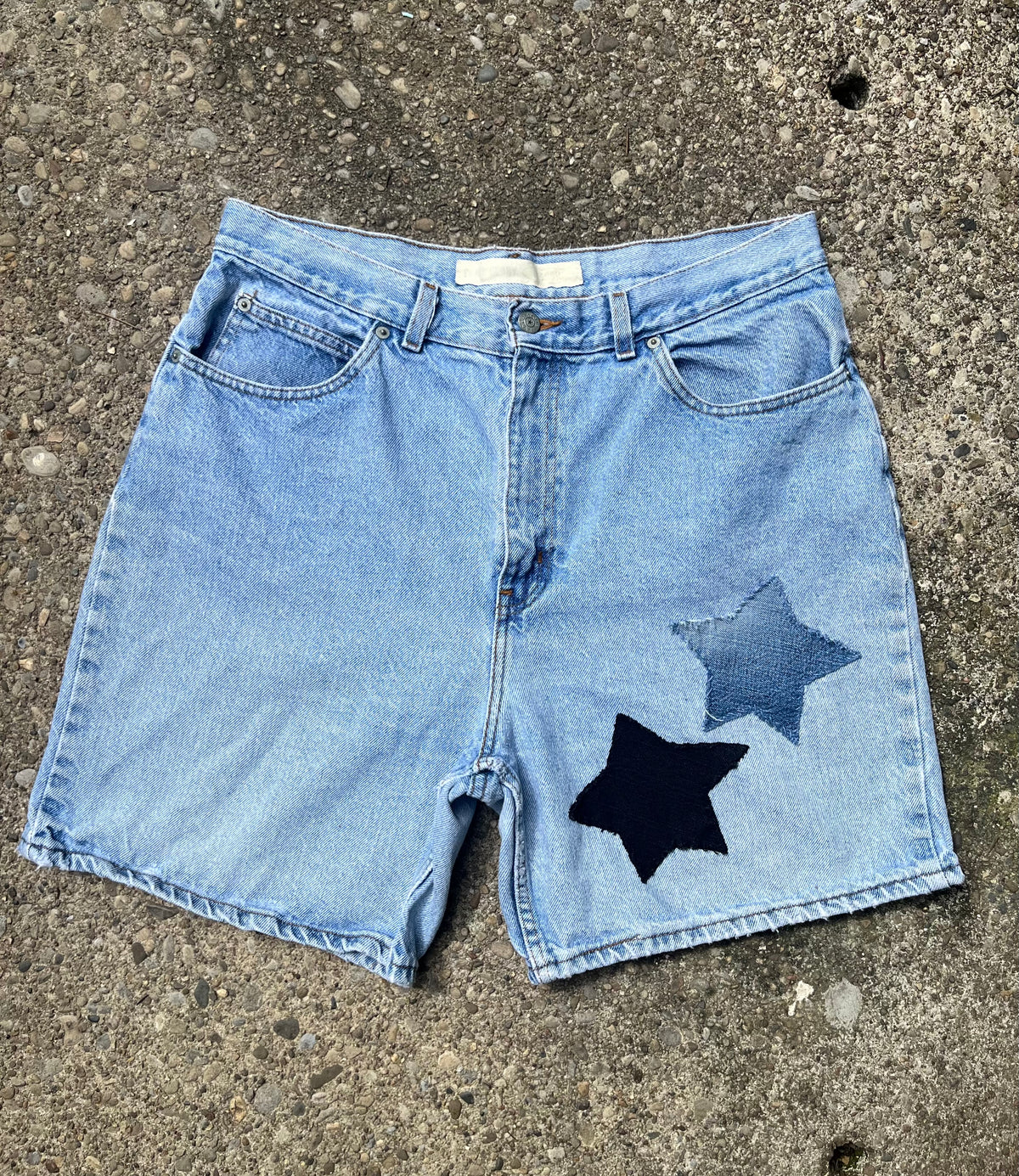 Starry Denim Shorts | W: 34
