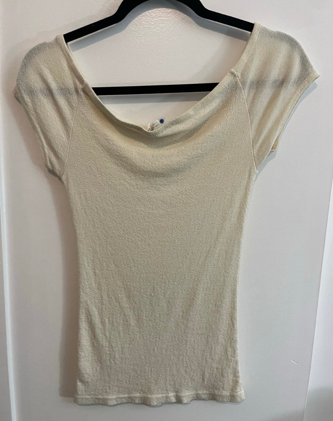 Vintage Y2K Off Shoulder Shimmery Top | Women's S