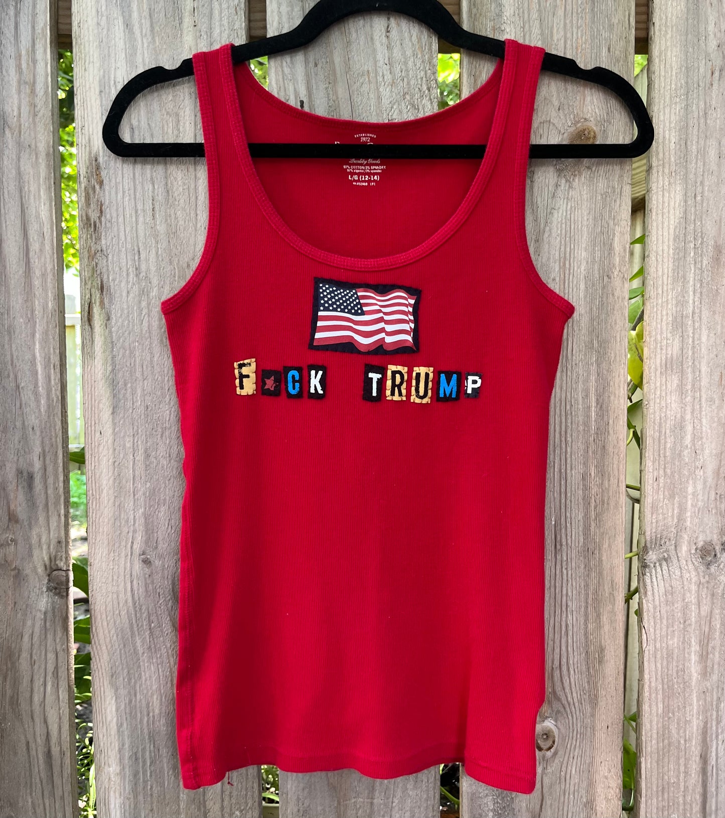 F*CK TRUMP Tank | Women's L