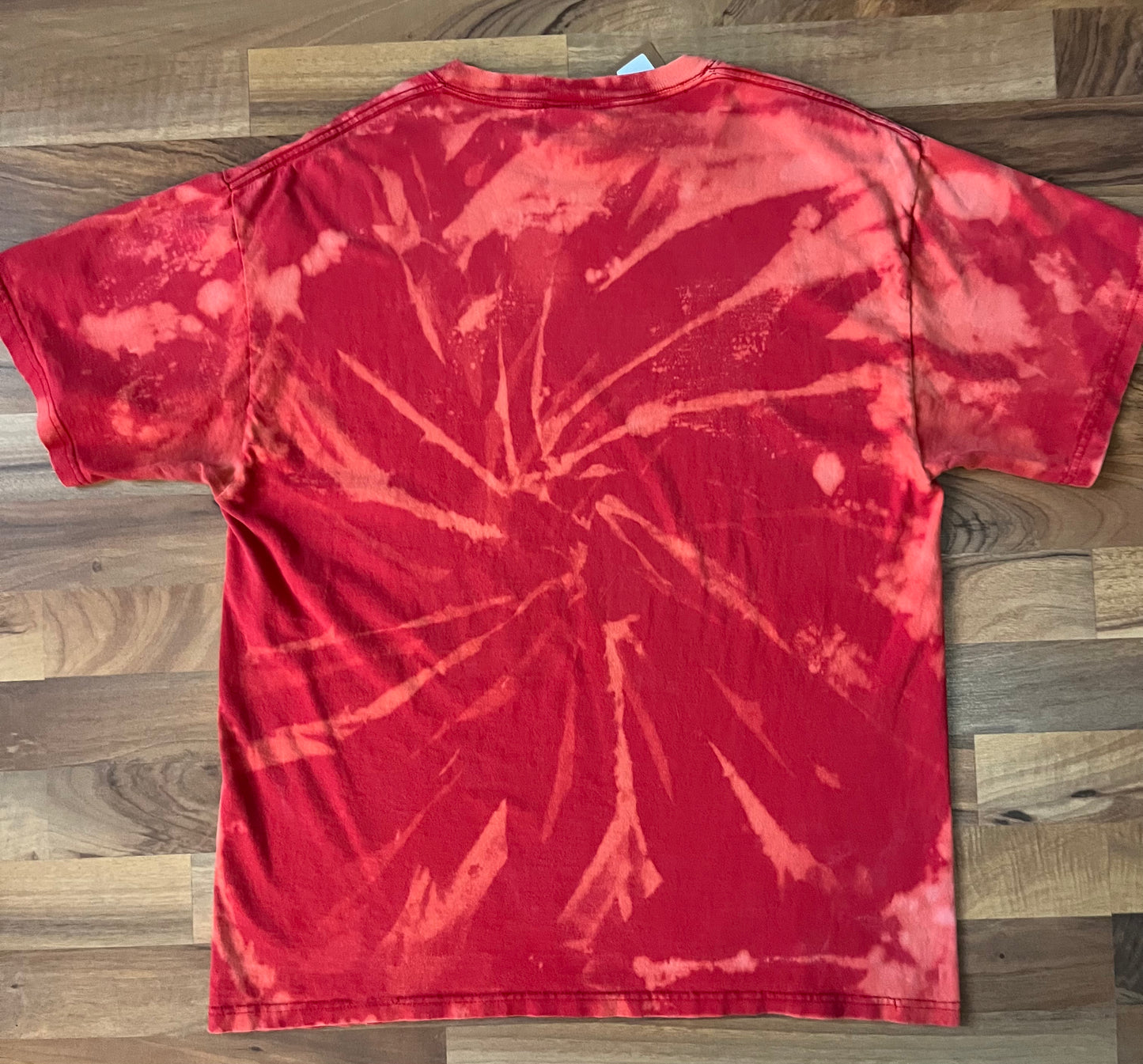 Bleached Grungey Ohio State Tee | L