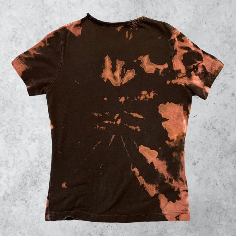 Bleached Cleveland Browns Baby Tee | Women's Small