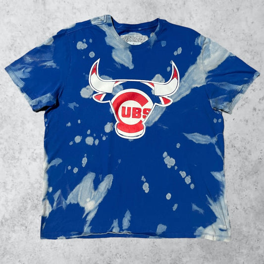 Bleached Chicago Cubs Tee | L