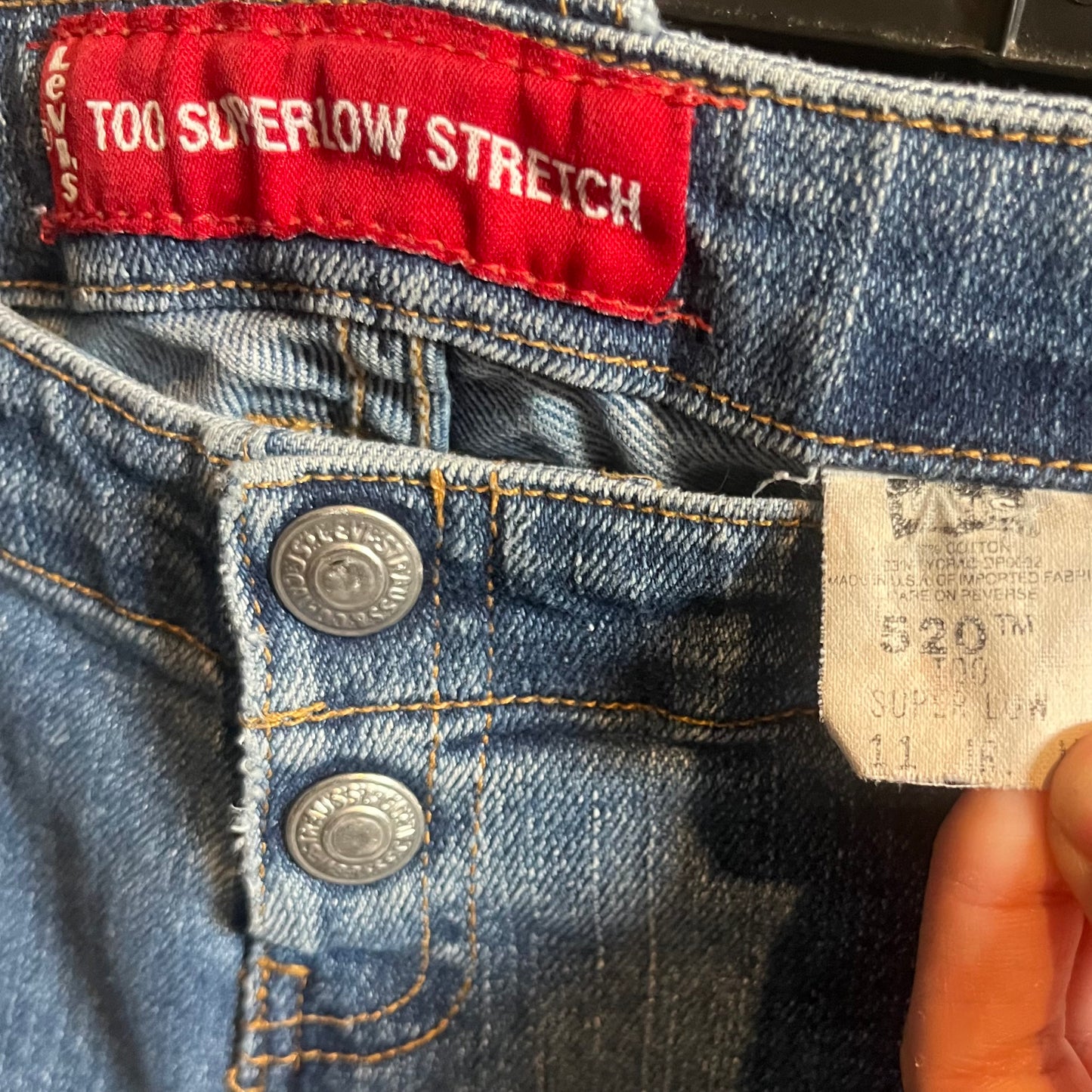 Levi's Vintage Superlow Upcycled Skirt | W: 33