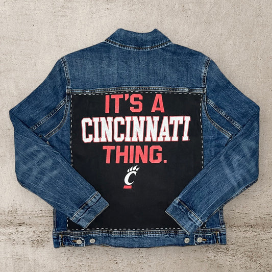It's A Cincinnati Thing Bearcats Denim Jacket | Women's Large