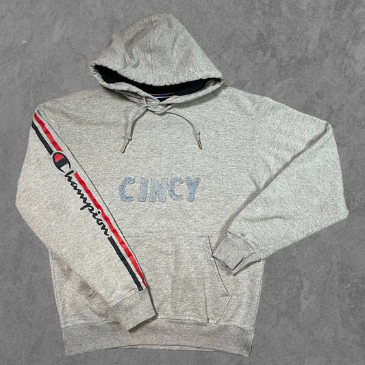 Gray Cincy Champion Hoodie | M