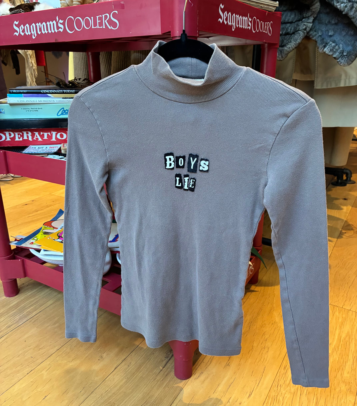 BOYS LIE Turtleneck Tee | Women's S