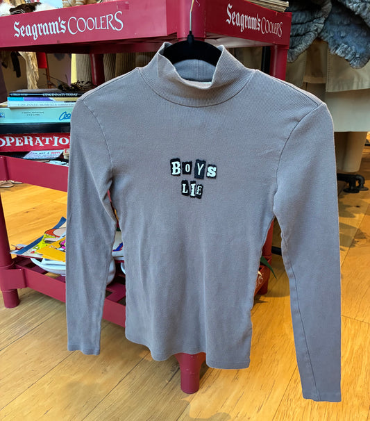 BOYS LIE Turtleneck Tee | Women's S