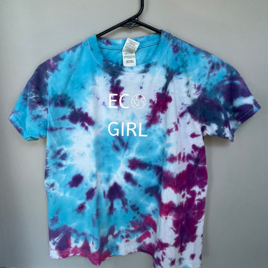 Tie Dye Eco Girl Tee | Youth S